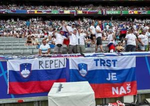 Allianz Arena Monaco, partita Slovenia-Serbia (1-1), 20 giugno 2024