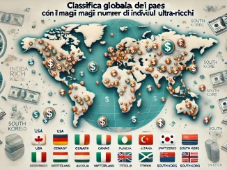 Classifica globale dei paesi con il maggior numero di Ultra-Ricchi