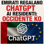 Gli Emirati dominano l’IA: ChatGPT gratis per tutti, occidente KO tra burocrazia ed etica