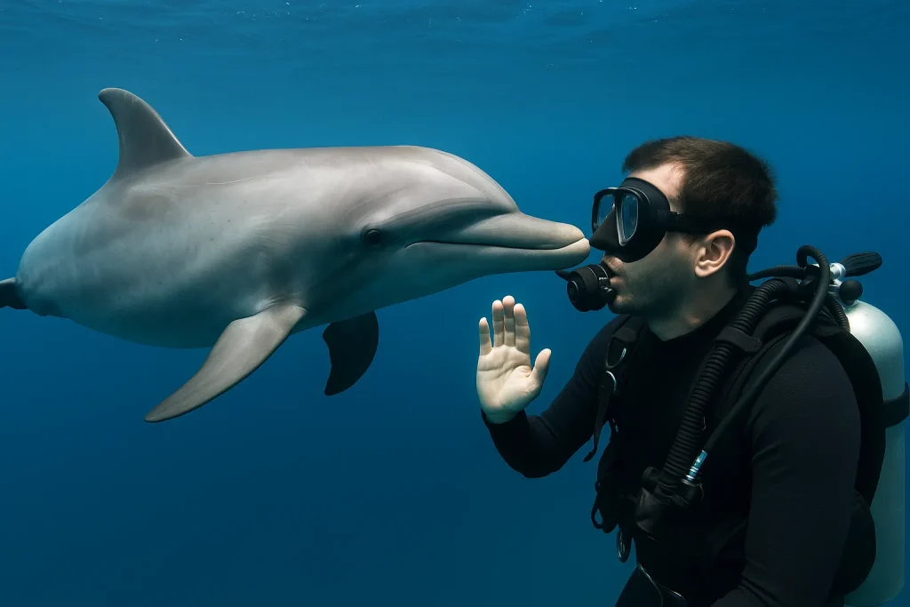Il giorno in cui un delfino chiese aiuto ad un uomo