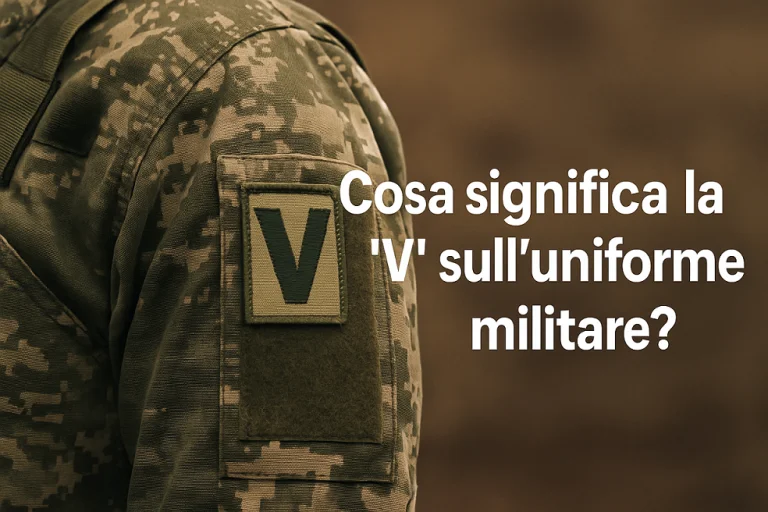 Cosa significa la “V” sull’uniforme militare?