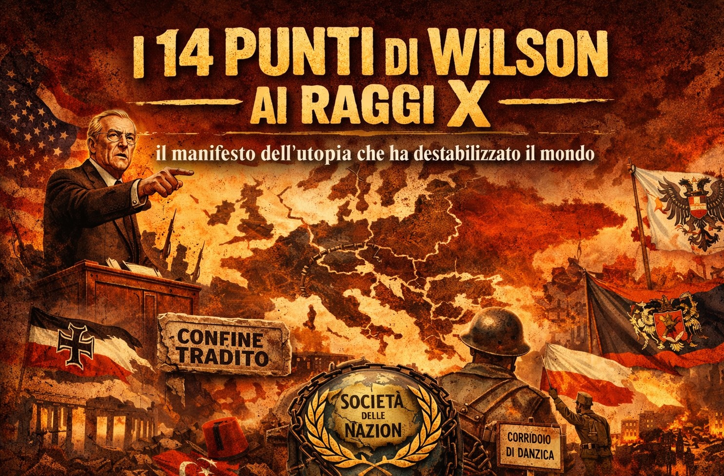 HomePage 6 I 14 Punti di Wilson ai raggi X il manifesto dell'utopia che ha destabilizzato il mondo