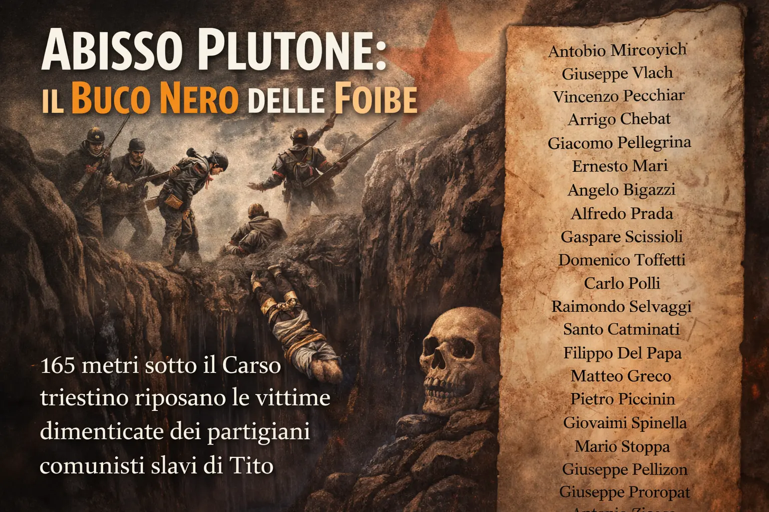 HomePage 9 Abisso Plutone la foiba che l'Italia ha preferito dimenticare