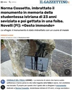 Copertina de Il Gazzettino Febbraio 2026