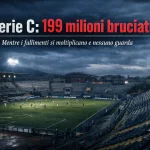 Home (base) 16 Serie C: 199 milioni bruciati mentre nessuno guarda