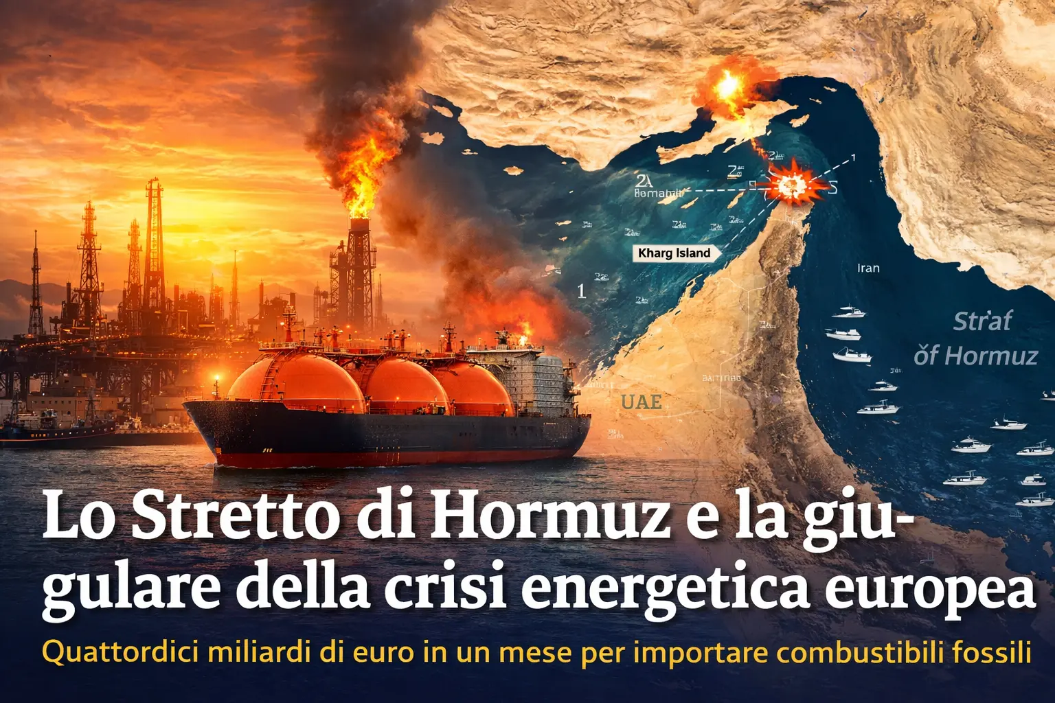 Crisi energetica europea: lo Stretto di Hormuz ci ricatta