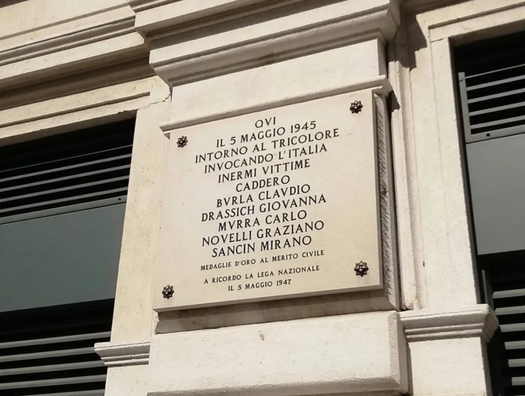 5 Maggio 1945 Trieste a via Imbriani l'eccidio ordinato da Tito a guerra finita