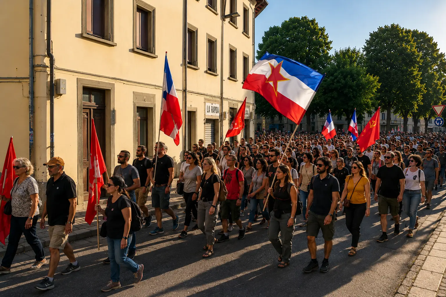 Bandiere di Tito a Firenze nel 2026 linfoibatore e ancora di moda