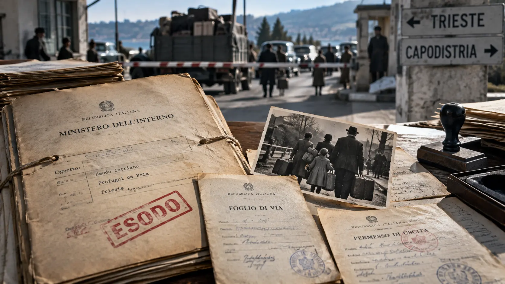 Documenti confineesodo istriano